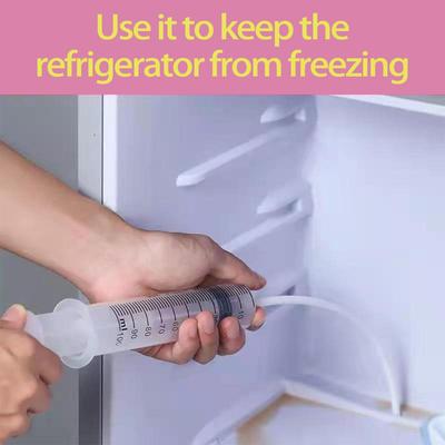 Refrigerator Drain Cleaning Set – 5-Piece Extension Kit for Unclogging Ice-Blocked Water Outlets