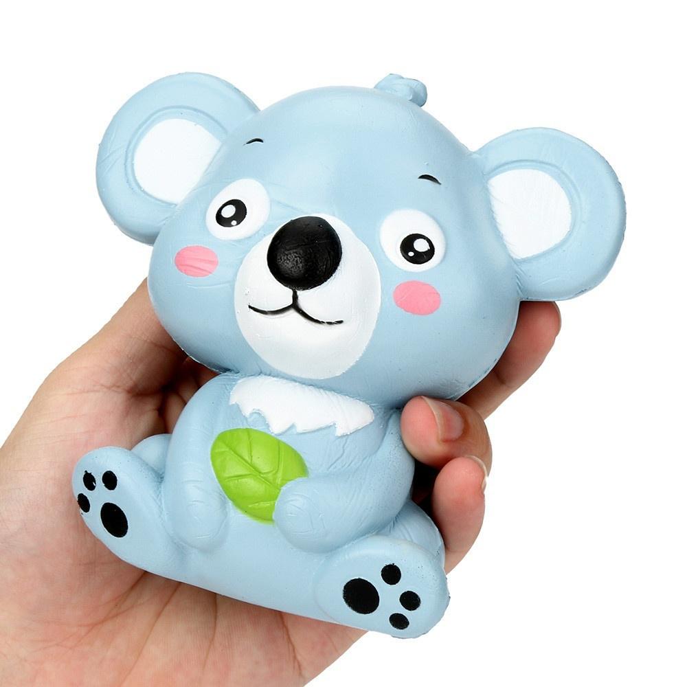 12cm Cute Koala Cream Scented Squishy Toy Slow Rising Squeeze Strap Kid Toy Gift Marketwin