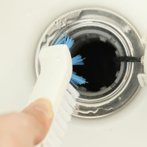 Aisen Industrial Aisen Drain and Grout Brush, Tile Grout Brush BKA05, White, Size: Approx. 2 X 22.8 X 3.3 Cm