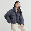 Elva's Island Women's Stand Collar 90% Down Short Jacket