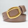 Women's Belt Dress Decorative Trousers New Women's Smooth Buckle Skirt Strap Versatile Thin Belt