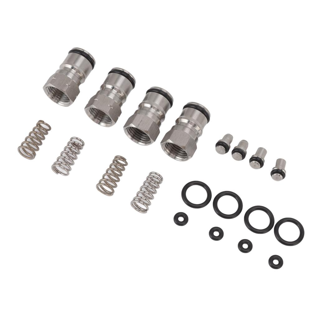 Kugelsperr-Keg-Anschlüsse Gas Flüssigkeit 18mm Innengewinde Edelstahl Poppet-Feder für Wein Cola Sirup
