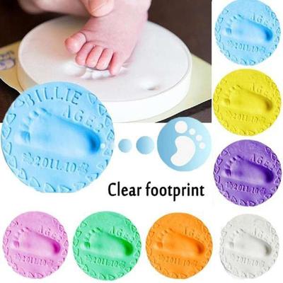Baby Hand Foot Inkpad Ultra Light Stereo Care Secagem Soft Baby Imprint