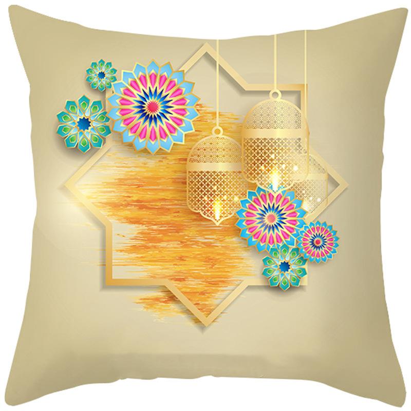 Golden Moon Series Throw Pillow Covers With Digital Printing Of Short Plush Fabric Car-Shaped Sofa Cushion For Office Home Decor