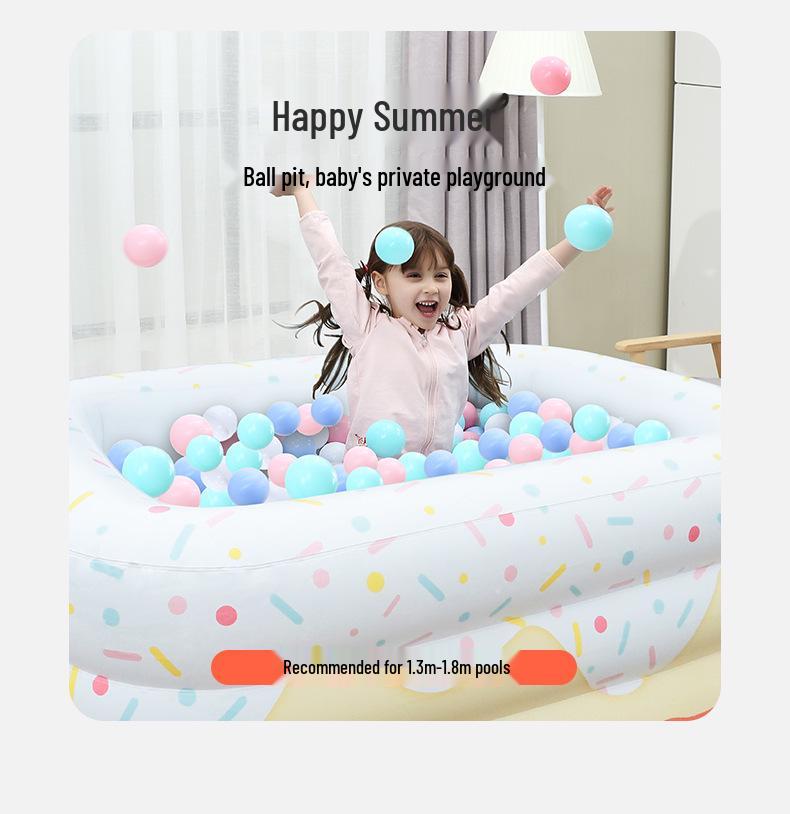 Foldable Inflatable Kid's Bath Pool for Home