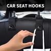 New Carbon fiber hook car seat headrest hook For Nissan Qashqai X J10 J11 Trail Tiida Juke Teana Pulsar Altima Car Accessories