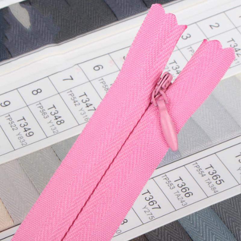 Invisible Zipper for Skirt, Pants, or Shirt Fabric (18-70CM, Various Colors)