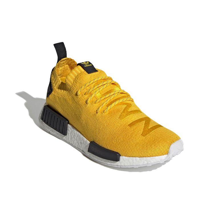 Adidas NMD_R1 Primeknit EQT Yellow Unisex Sneakers Core-Black S23749