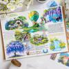 Yuezhen ZABC Zhilan Mantdi Waterproof PET Die-cut Sticker Book for Journals