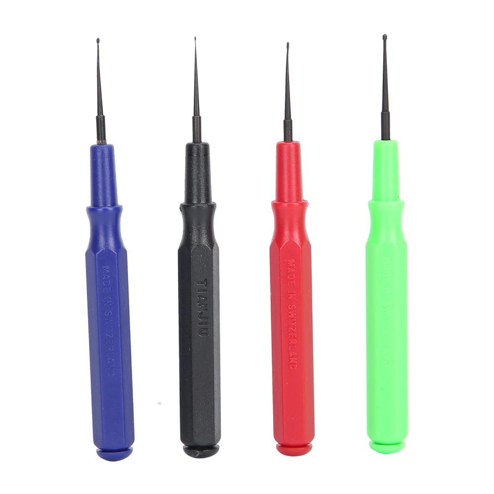 Plastic Material Watch Repairing Tool 4pcs Set Oil Pin Pen Watch Repair Kit  Professional Use