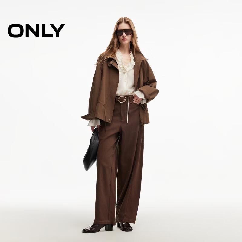 ONLY 2026 Autumn Stand-Up Collar Cropped Jacket
