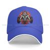 BERRETTO DA BASEBALL LOGO CUNARD CRUISE LINE NERO CON CORONA DORATA E TESTO ROSSO DESIGN CLASSICO PER Unisex E DONNE