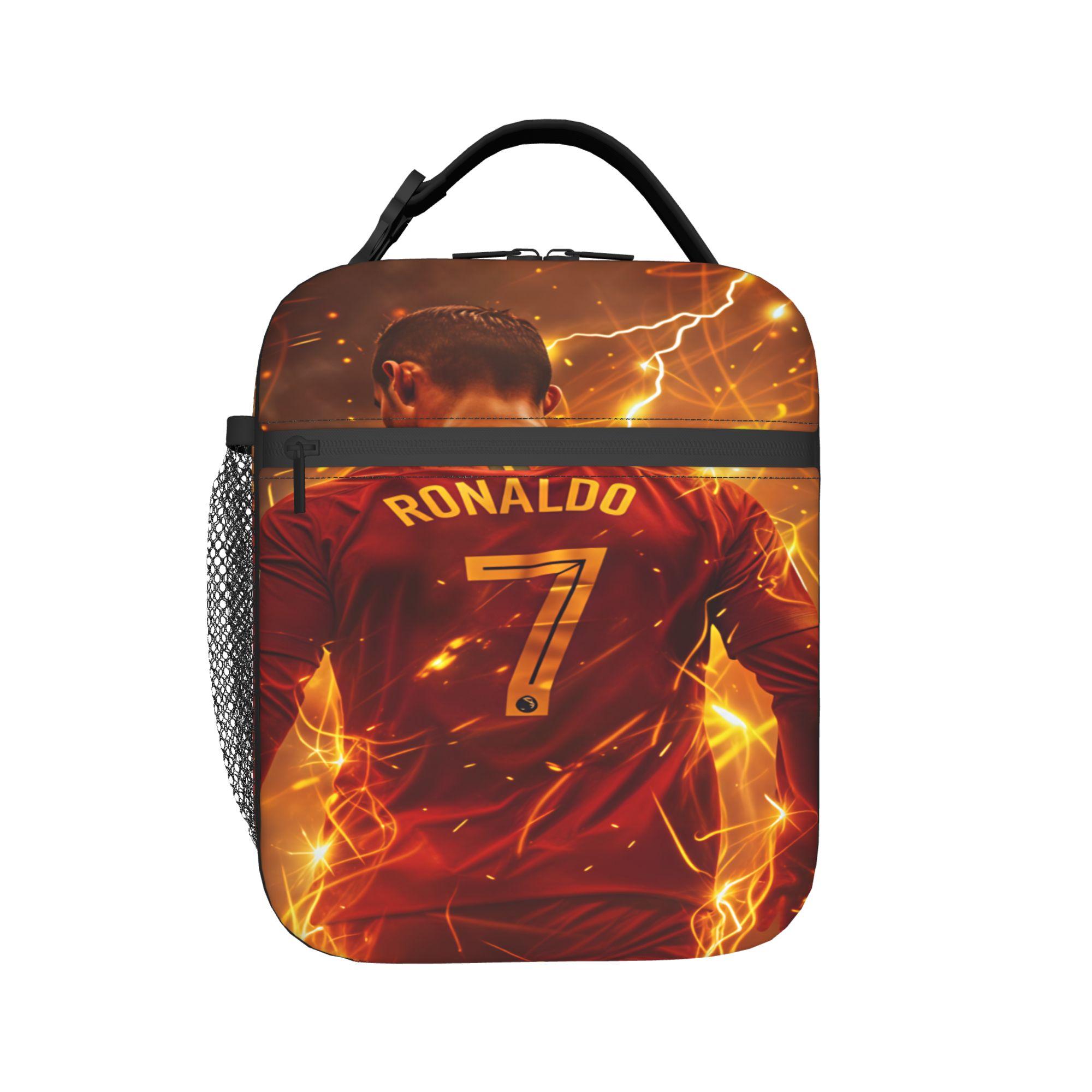 R-Ronaldos 2026 Lunchtas Draagbare Lunchbox Kind Reizen Grafisch Ontwerp Koeltas Vrije Tijd Oxford Thermische Lunchtassen as picture