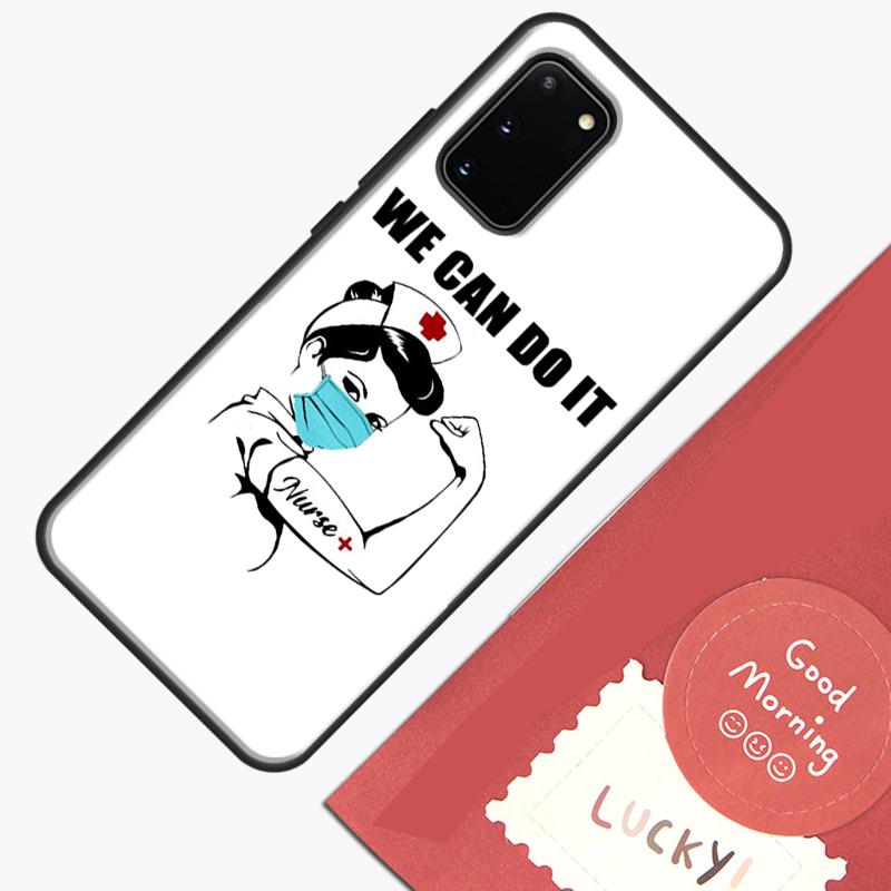 Cartoon Medicine Doctor Nurse Phone Case For Samsung Galaxy S26 S25 S24 S20 S21 S22 S23 Ultra S10 Plus S25 FE Cover Shell