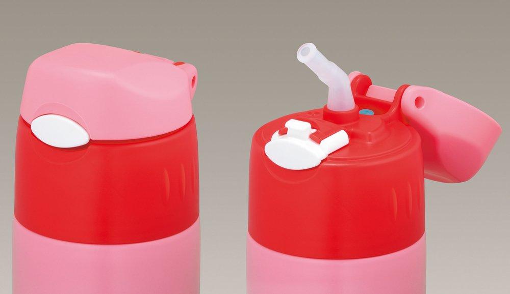 Thermos Vacuum Insulated Straw Bottle, Disney Minnie Mouse, 0.4L, Pink, FHL-400FDS P