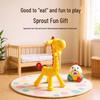 Silicone Baby Teether Set: Giraffe, Round Ring & Little Deer Toys