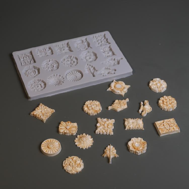 Stone Silicone Fondant Chocolate Mold Cake Decorating Tool Baking Accessories