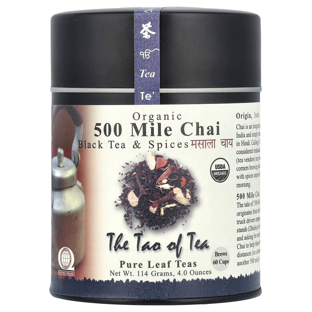 (iHerb) The Tao of Tea Black Tea & Spice 500 Mile Tea 4.0 oz (115 g)