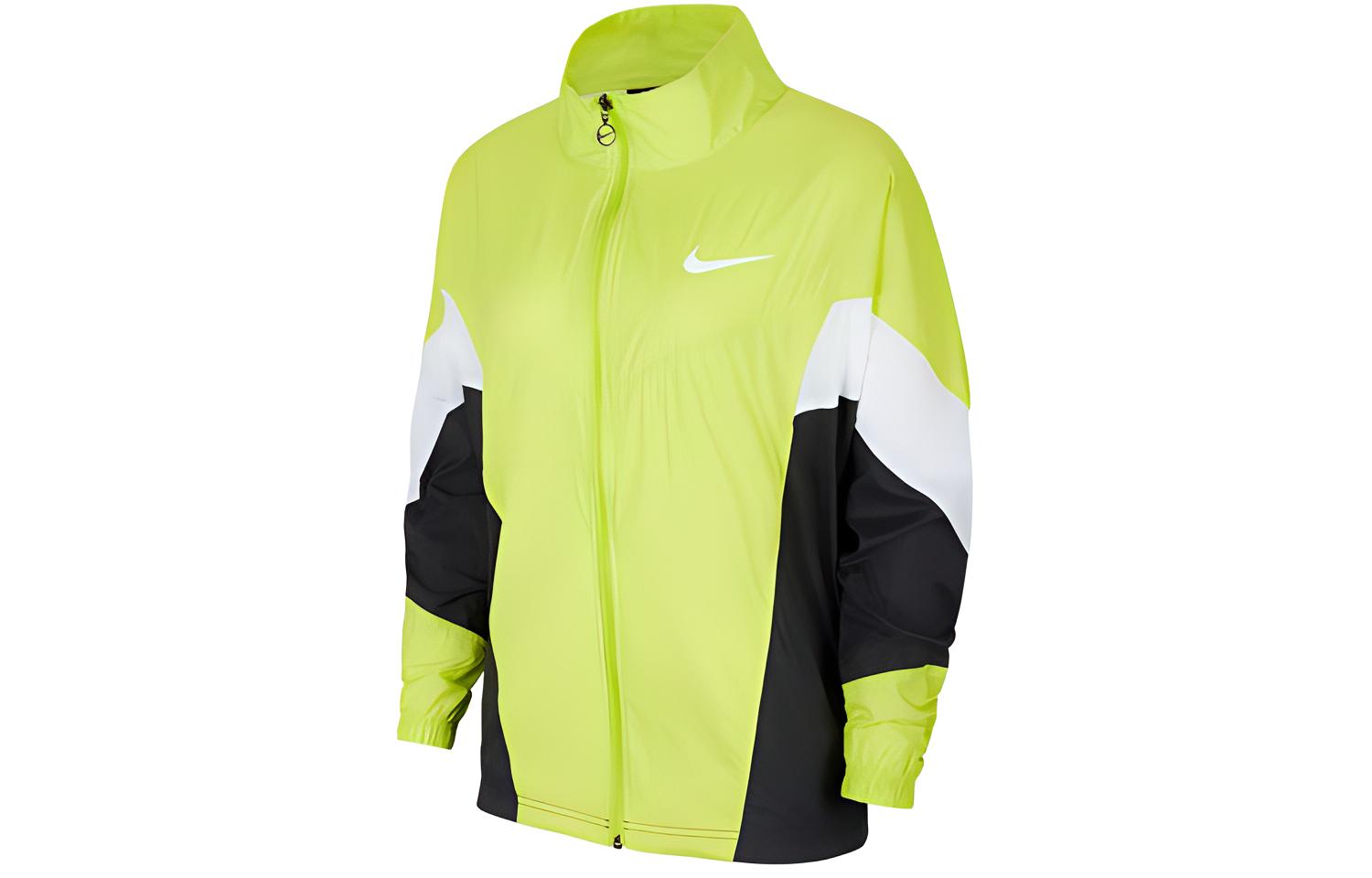 Nike Jackets Women s Green Stand Collar Moderate Other CN6918-389 S