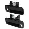 2PCS Car Exterior Door Handle 69210AA010 Comfortable Grasp Black Replacement for Camry 1997?2001