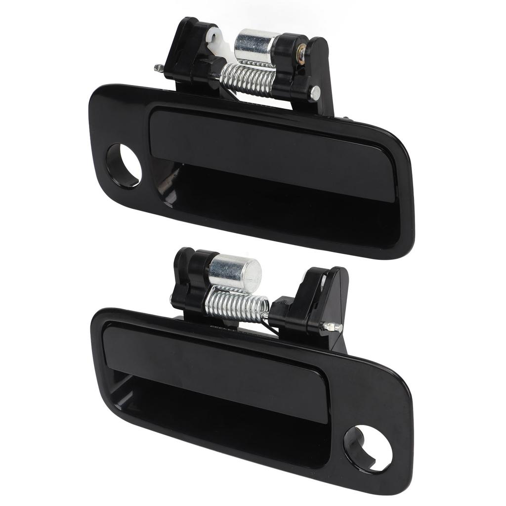 2PCS Car Exterior Door Handle 69210AA010 Comfortable Grasp Black Replacement for Camry 1997?2001
