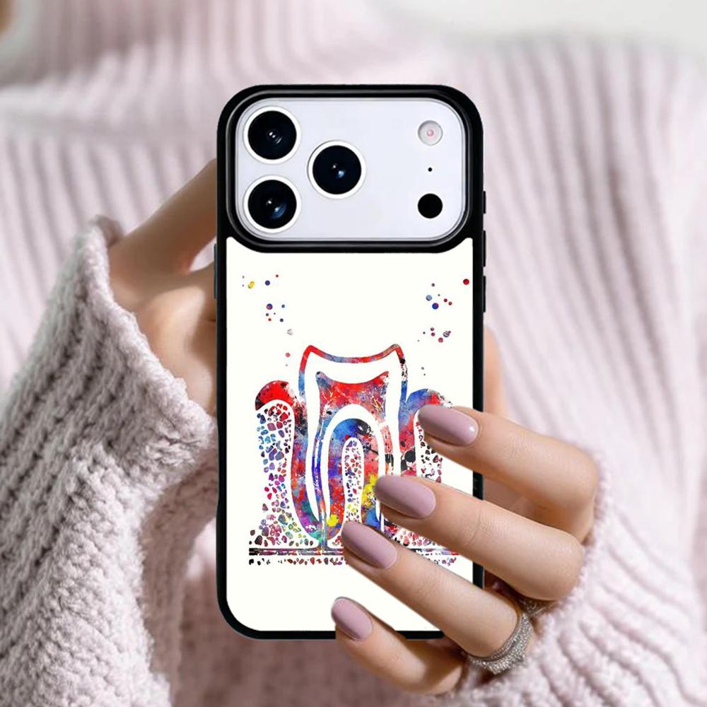 Dental Definitions Tooth Phone Case For Apple iPhone 17 Air 16E 15 14 Plus 13 12 11 Pro Max Mini Funda Cover