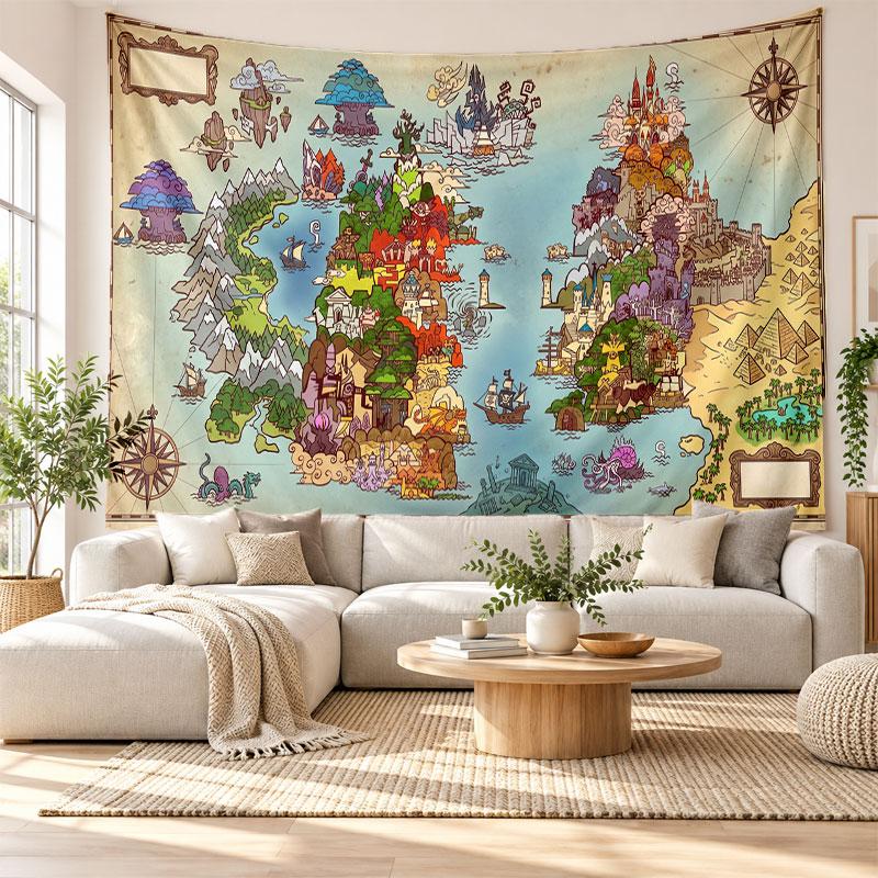 World of Warcraft Wall Tapestry Home Decor Hanging Cloth Art Background Tapestry for Bedroom