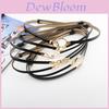 Simple Solid Color Ring Buckle Decoration Women Slim Waist Belt For Formal Office Attire