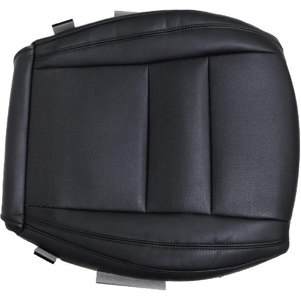 GXARTS perforierte Leder-Fahrersitz-Boden-Ersatzsitzbezug Schwarz Passend für Jeep Grand Cherokee 2011-2016 Passend für Dodge Durango 2011 2012