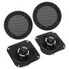 1 Paar 4,2 Zoll Auto-Audio-Lautsprecher Kalotte Fahrzeug-Hochtöner 4 Ohm 12V Lautsprecher Universal für Automobil