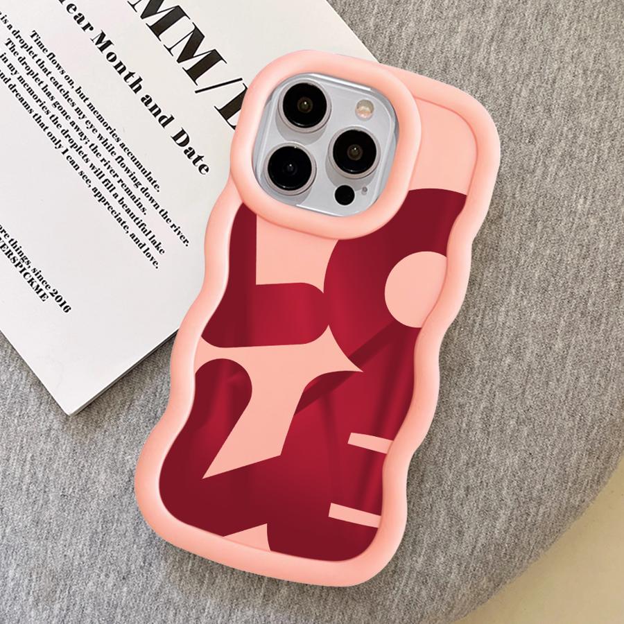Soft Phone Cover Case for iPhone 11 14 16 Pro Max 12 8 13 17 Air XR 15 Plus Love Heart
