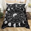 Yin Yang Duvet Cover King Queen Boho Trippy Psychedelic Art Comforter Cover Gossip Spark Bedding Set Microfiber Soft Quilt Cover