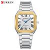 CURREN 8482 Men's Waterproof Quartz Wristwatch with Steel Band – Casual Design