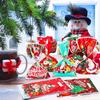 10/25/50Pcs Christmas Gift Bags Christmas Party Decoration  Xmas Santa Claus Snowman Cute Hand Bags New Year Gift