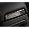 Fit For Jeep Compass 2017- Carbon Fiber Console Armrest Box Rear Cover Trim
