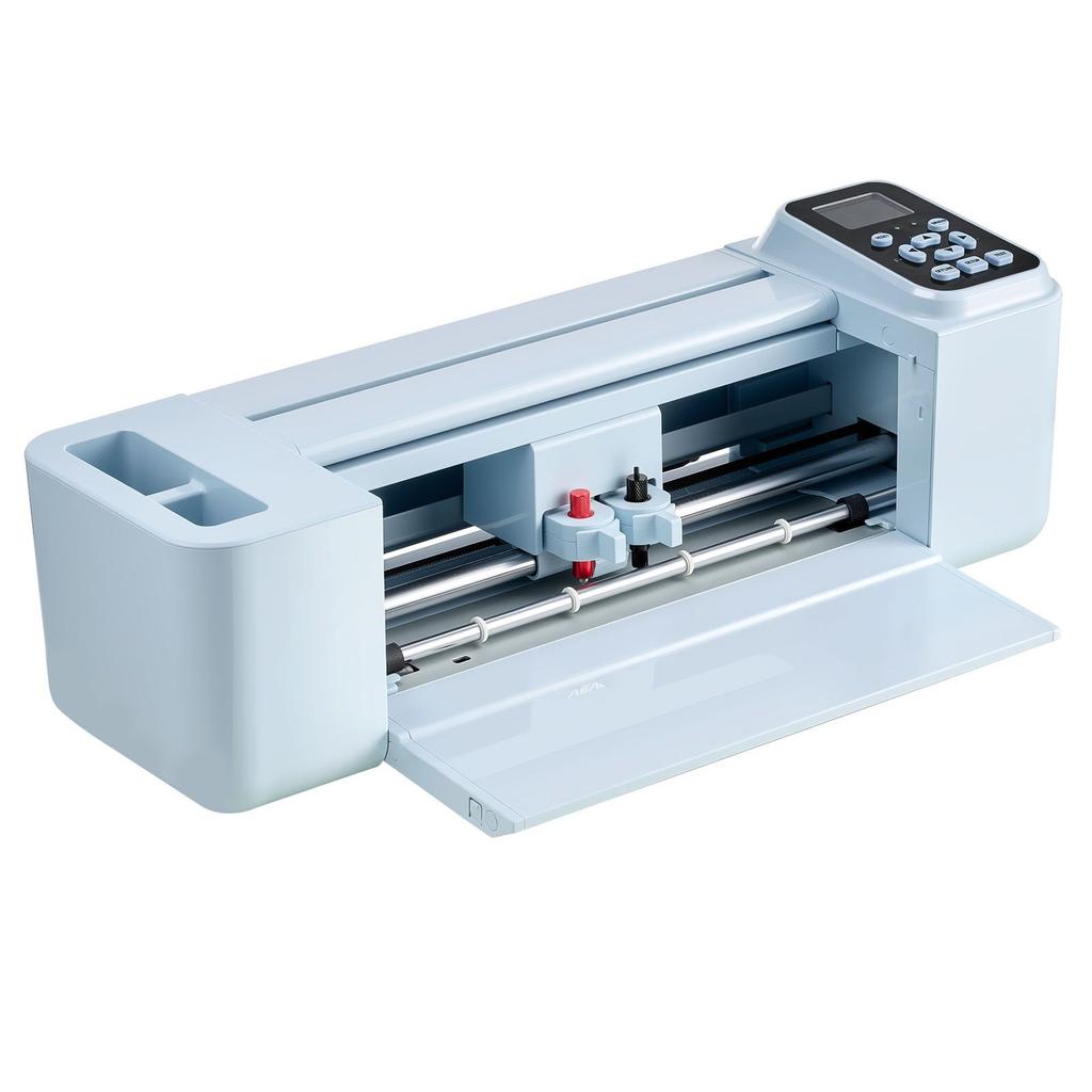 Vinyl-Schneidemaschine, 305 mm, Knopf- und Bildschirngesteuerter Vinylschneider, 5000+ integrierte Designressourcen, Kompatibel mit Mac, Windows, Android und