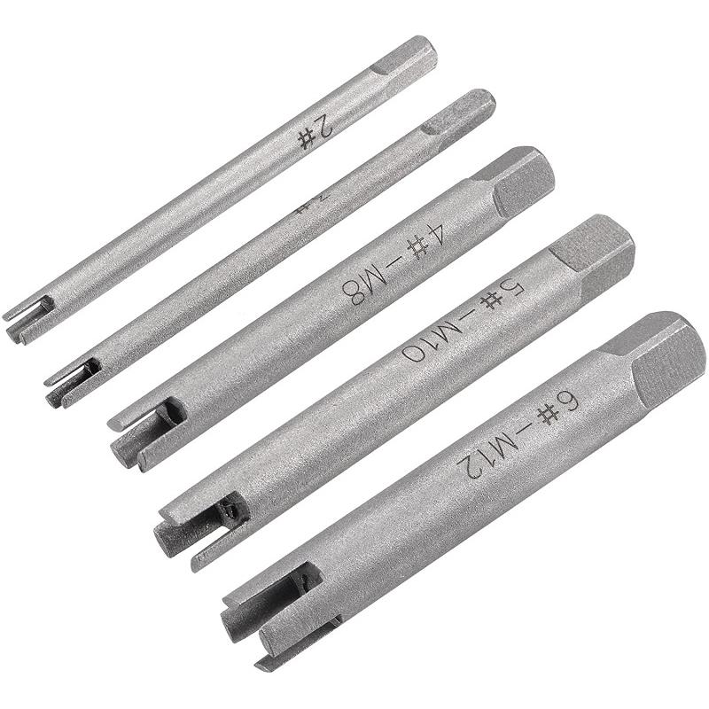 

Набор сверл для извлечения метчиков M5-M12, набор стальных сверл для извлечения сломанных головок метчиков, набор инструментов для извлечения сорванных винтов, аксессуары, инструменты