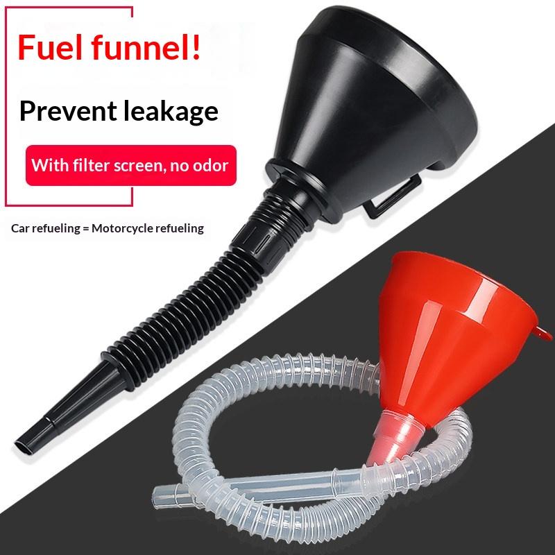 2-in-1 Betankungstrichter mit Sieb Ausgießer für Öl Wasser Kraftstoff Benzin Diesel Benzin für Auto Auto Motorrad Fahrrad LKW ATV