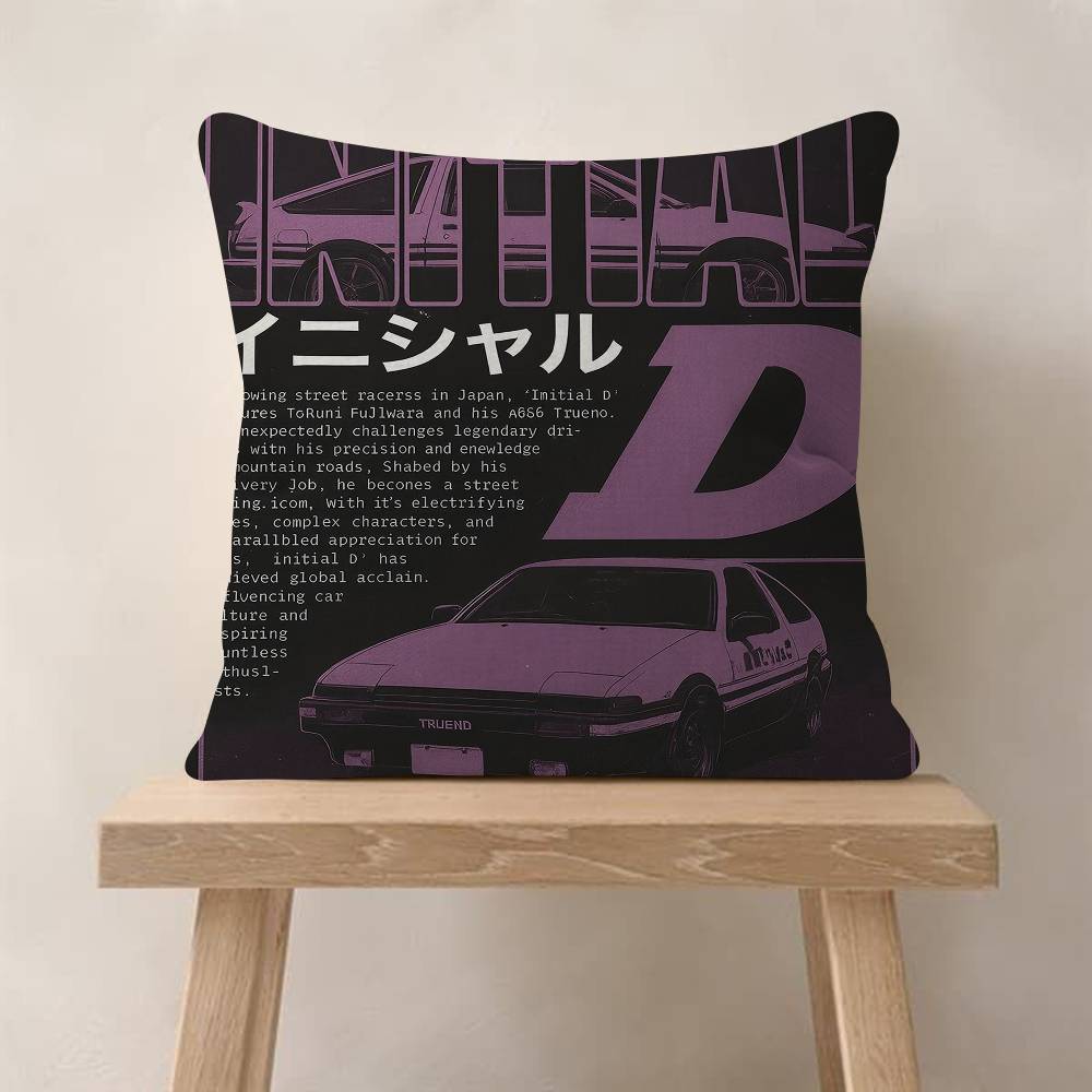 Initial D Anime Pillowcases Home Bedding Decorative Pillow Cover Wedding Super Soft Pillow Case