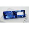 Sri Lankan 21Ct Natural Blue Sapphire Baguette Cut   Loose Gemstone PAIR