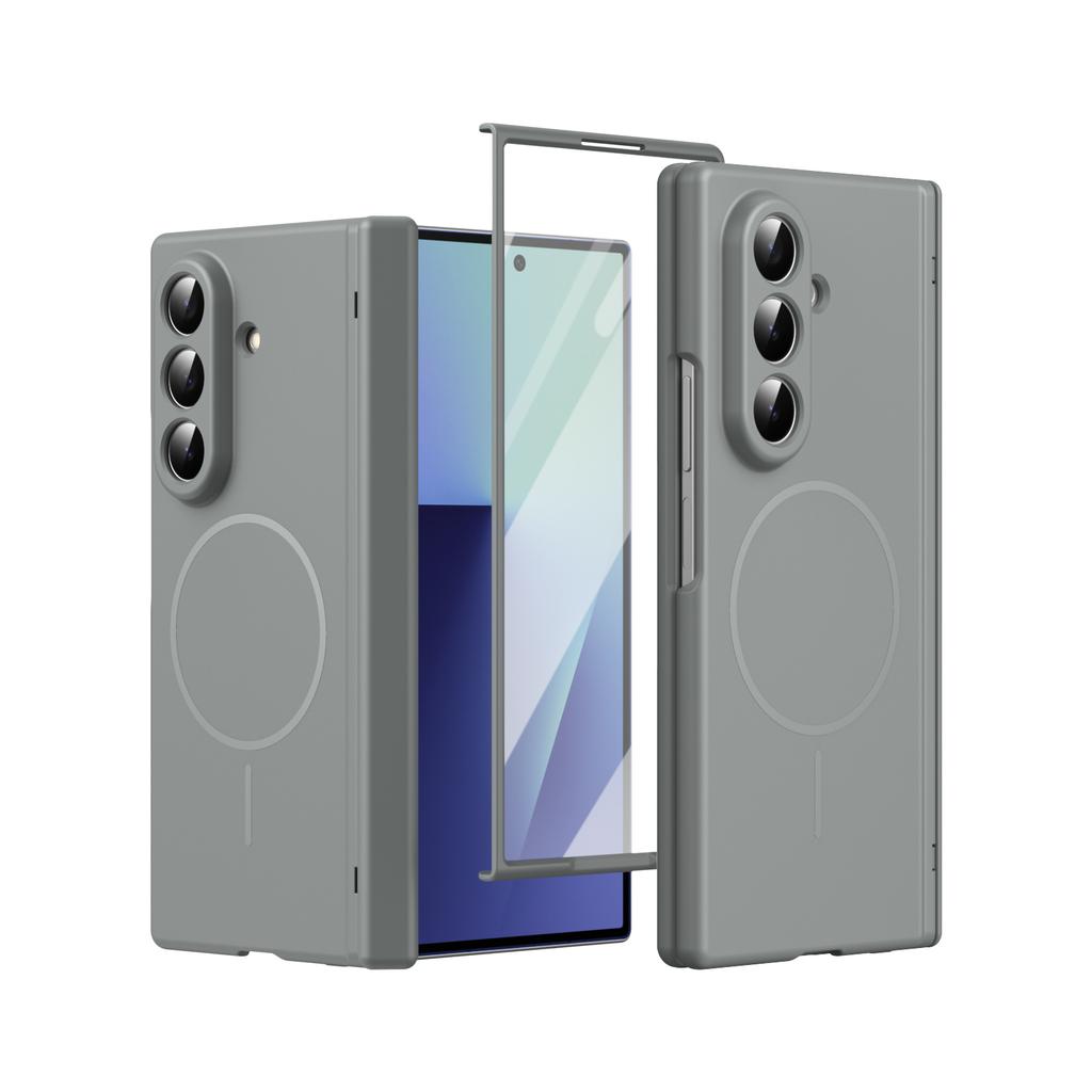 Drop Hinge Protection Military Grade Magnetic Case for Samsung Z Fold 8 Ultra Cases Z Fold 7 6 5 4 Built-in Glass Screen Protect