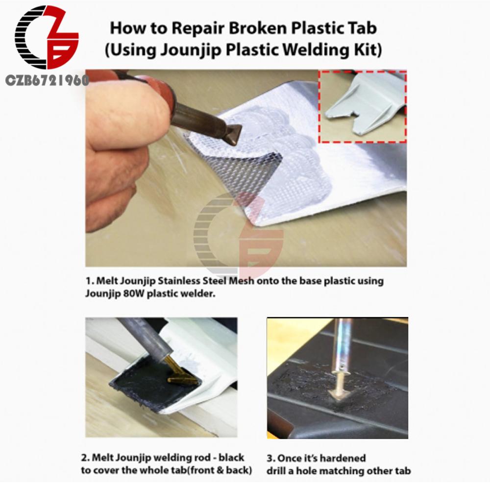 Plastic Soldering Iron AC 110V 220V Welding Welder for Bumper Kayak Repair with Rod Tips Wire Mesh Tin Wire US EU Plug 50Hz 60Hz