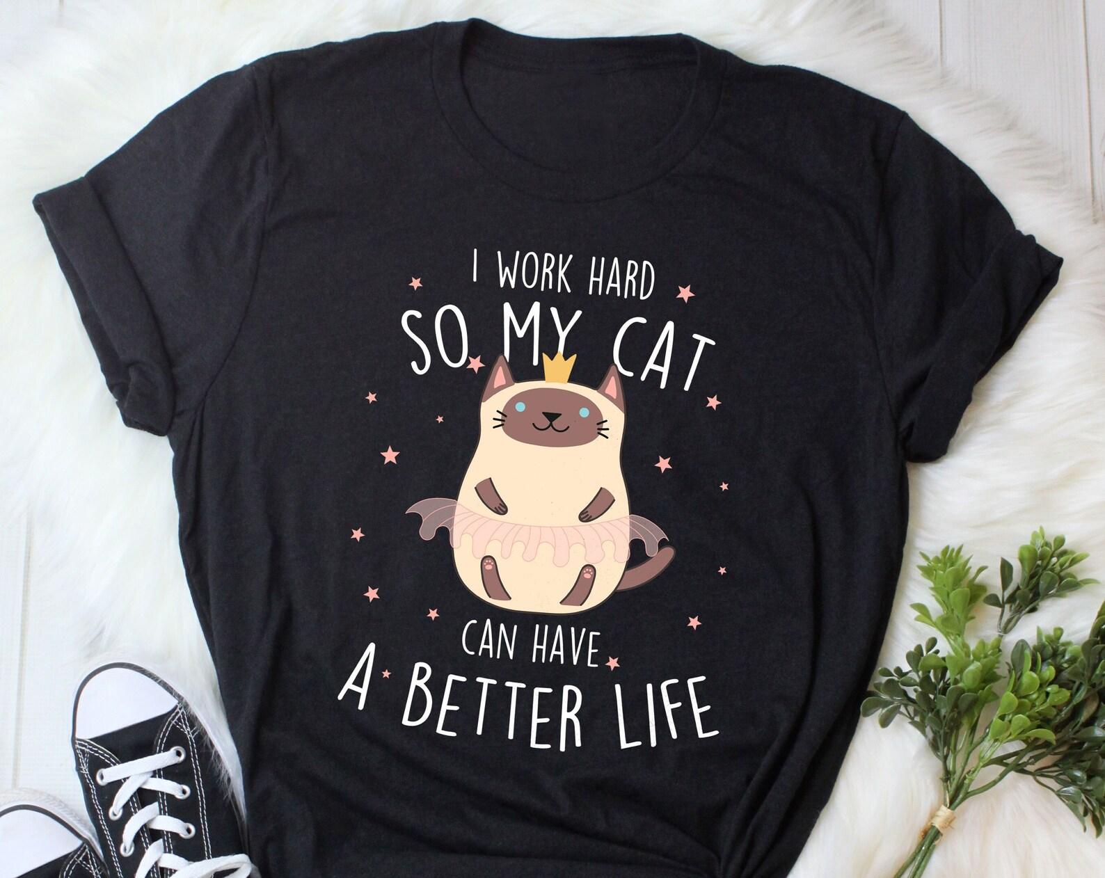 Siamese Cat Shirt, , , Funny Cat Lover Gift, Cute Pet T-shirt, Siamese Lover Tshirt, Siamese Cat Tee, Siamese Mom, Dad, Animal 130