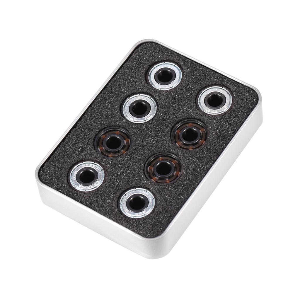 16pcs Set Inline Roller Skate High Speed 608 Bearings Single Side Shield Ceramic Balls