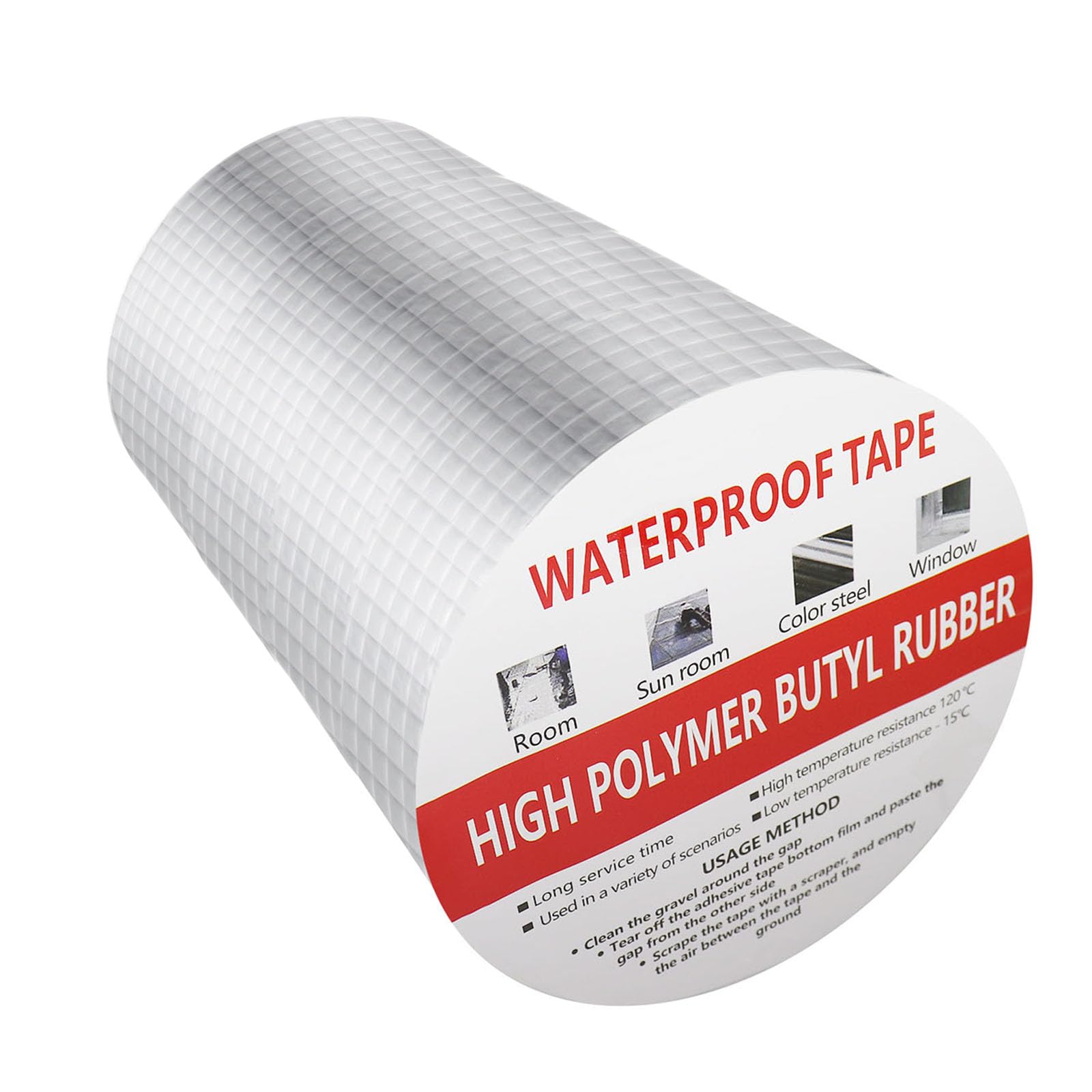 

широкий x 5м Водонепроникний Бутиловий Термостійкий і Низькотемпературний Високоміцний Ремонт Водопровідних Труб Зовнішній Ремонт для Ремонту від Дощу Вантажівка Crahoulike (довжиною 20 см) Стрічка,