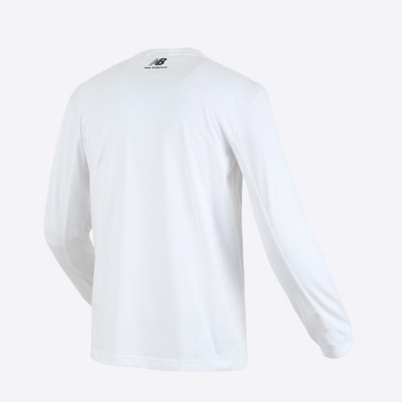 New Balance Classic Pocket Long Sleeve Tee White