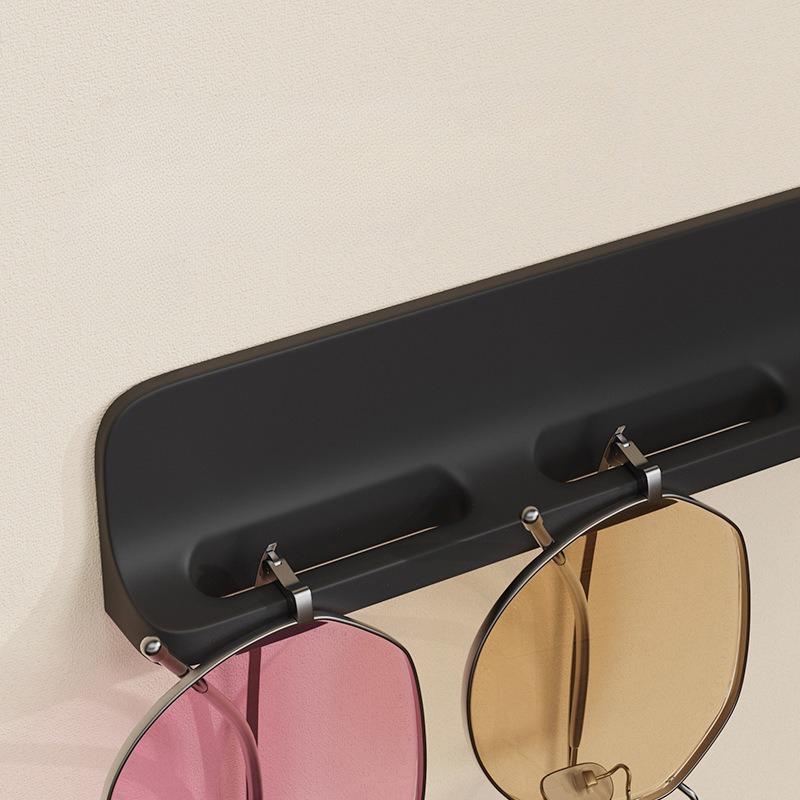 Silicone Sunglasses Rack Wall Mounted Organizer for Wall with Self-Adhesive Backing,Hanging Eyeglass Storage Display for Glasses