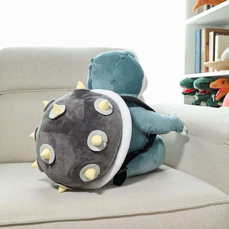 Mario Tortoise Plush Backpack For Kids With Cartoon Animal Design And Pp Cotton Padding