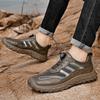 Sneakers Men's 2025 New Autumn Soft-soled Breathable Fashion Versatile Button Shoes One-pedal Casual Shoes Jogging Shoes