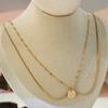 New, Stylish and Simple Personalized Multi-layer Disc Pendant Women's Necklace